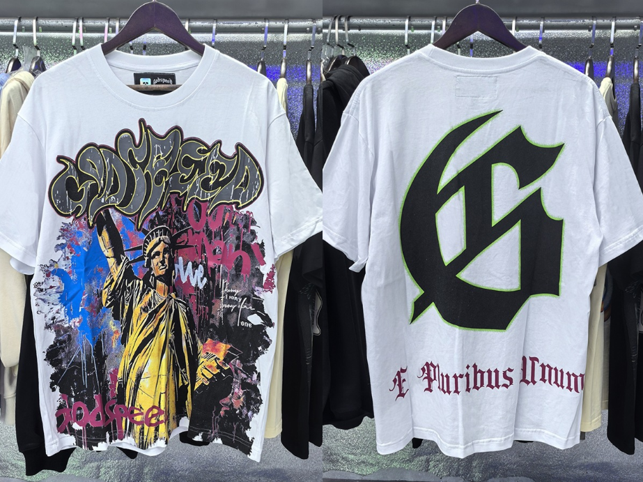 Godspeed Liberty Graffiti Heavyweight Tee