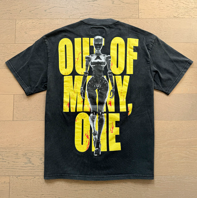 Godspeed Cyber Android Graphic Tee in Black/Yellow