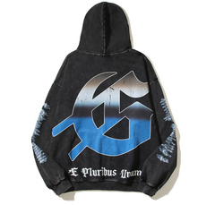 Godspeed Cosmic Lovers Graphic Washed Hoodie