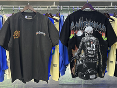 Godspeed Black Biker Skull Heavyweight Tee