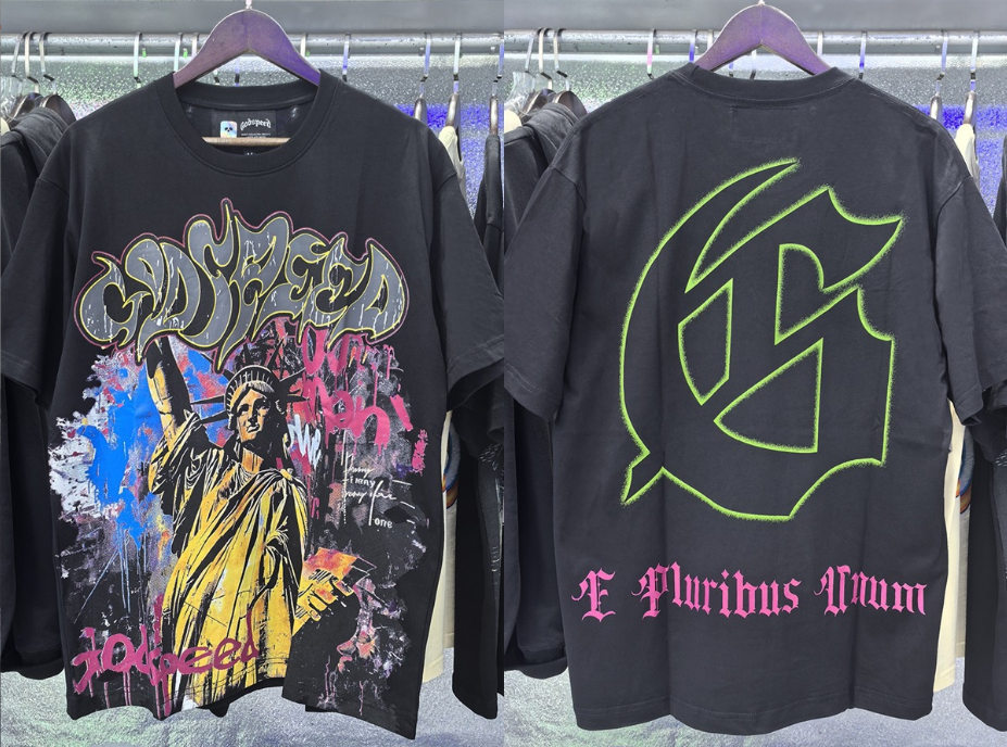 Godspeed Black Liberty Graffiti Graphic Tee